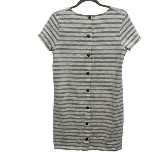 Madewell Striped T-shirt Dress - Picture 4 of 10